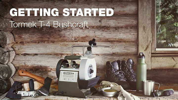 Tormek T-4 Bushcraft: Getting Started [EN] [SE] [DE] [FR] [JP]