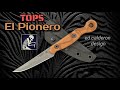 New from tops  el pionero libre fixed blade designed by ed calderon