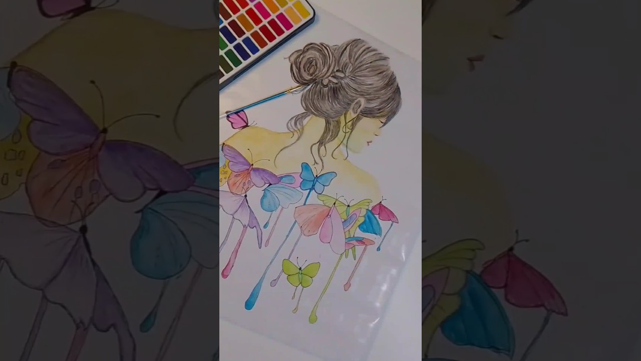 Draft painting video 🦋 