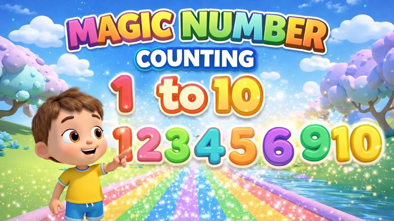 Magic Task Counting Learn Numbers 1 to 10 | Magic Counting for Kids | Toddler Learning ...