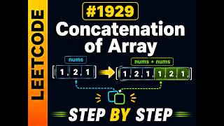 LeetCode 1929 | Concatenation of Array Explained Step by Step (C++)