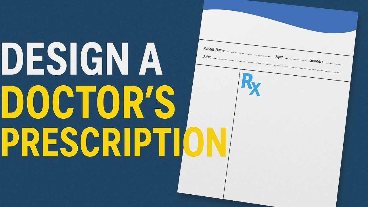 How to Create a Doctor’s Prescription Format | Professional Design ...