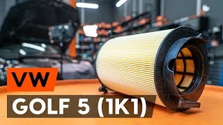 Hvordan skifter man Luftfilter VW GOLF V (1K1) - vejledning