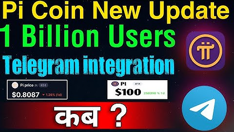 Pi Coin Latest Update 1 Billion Users, Telegram Integration & New Features Revealed! #crypto