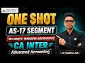 AS-17 segment ONE SHOT | ADVANCE ACCOUNTS | CA INTER ZIDD REVISION | CA ANUBHAV JAIN