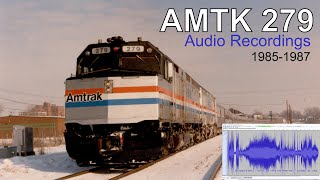 [Audio Recordings] Amtrak F40PH 279's P5A Horn - 1985-1987