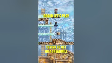 Trying to get on a treadmill | A NOOB plays Braid Blind Playthrough