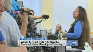 Couple asks judge to hold Rowan County Clerk in contempt after she denies licences
