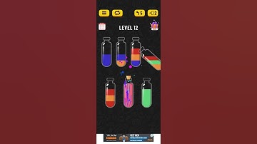 Soda Sort Puzzle Level 12 #puzzle #puzzlegame #mobilegame #gameplay #sodasortpuzzle
