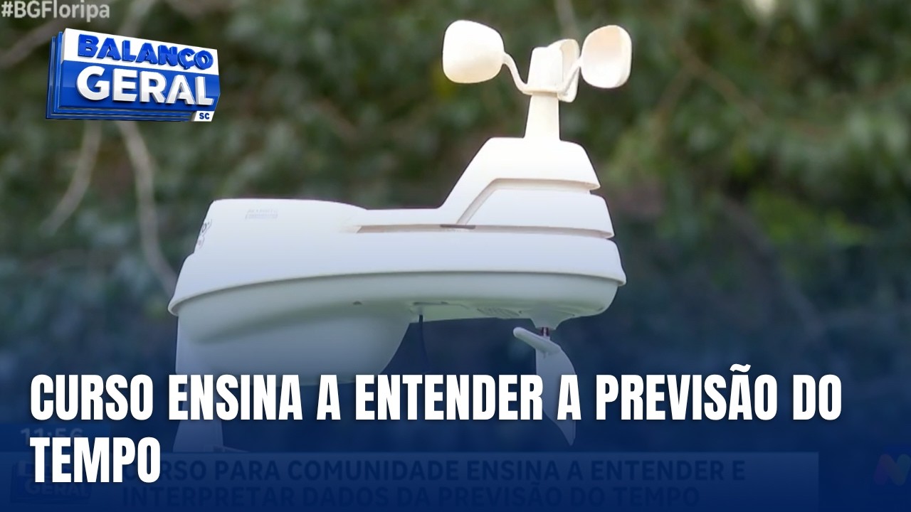 Frentes frias e ciclones: curso ajuda a entender previsão do tempo