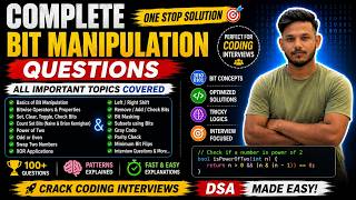 Complete Bit Manipulation Question #bitmanipulation @VikasCodingSchool