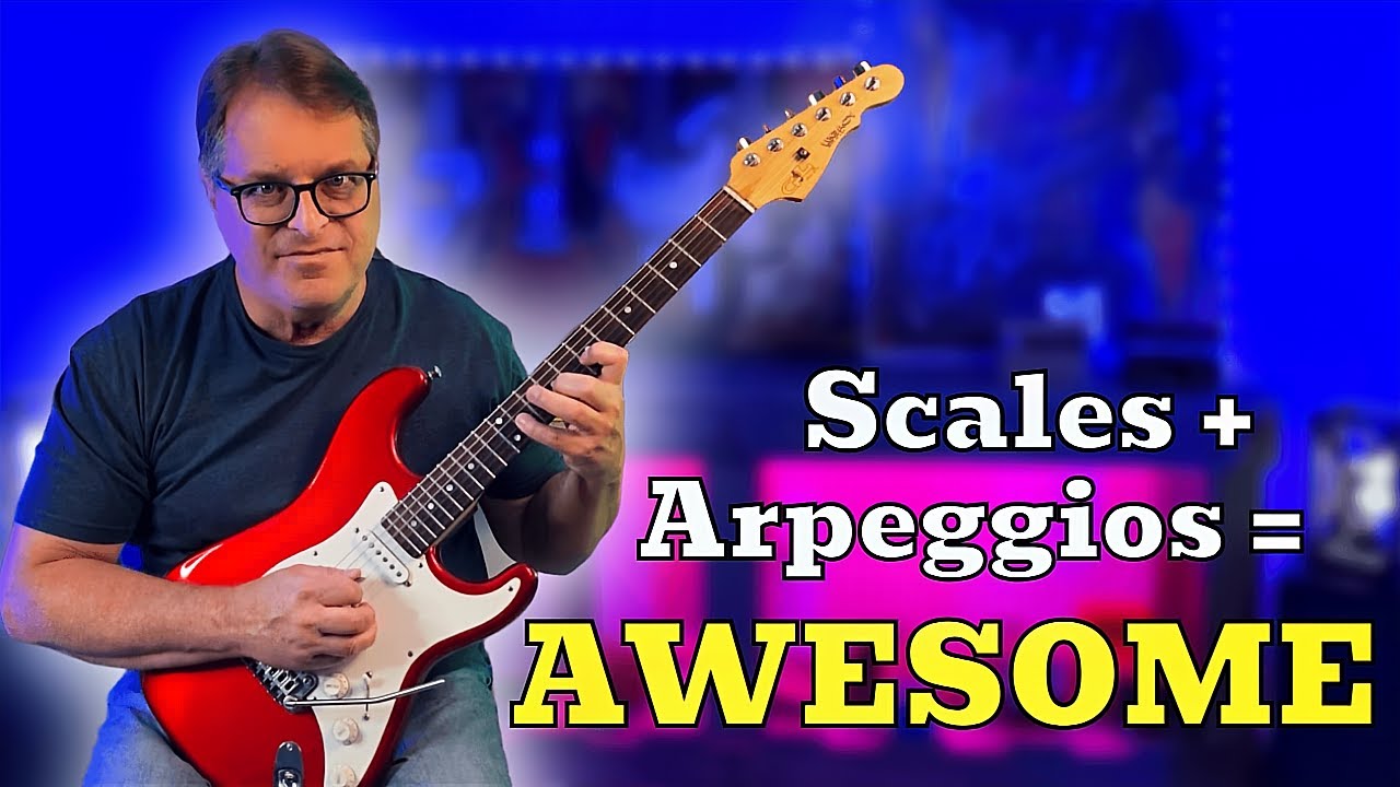 The SECRET To Mixing Scales and Arpeggios for KILLER Guitar Solos