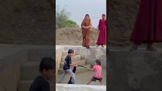 Devanshi ke sath swimming pool me rassa kassi ka game khela 😁