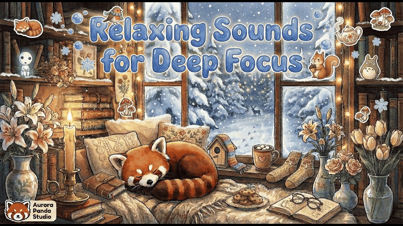 Relaxing Lofi Music for Deep Focus 📚 Study, Concentration & Stress Relief - No ads