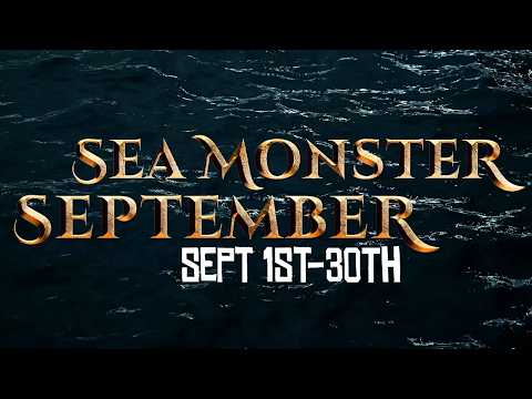 Something Slithers Into A Lake Near You..... SEA MONSTER SEPTEMBER ARRIVES SEPT 1ST!