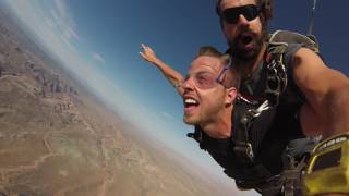 Skydive Moab: - Chris's 1st Skydive!