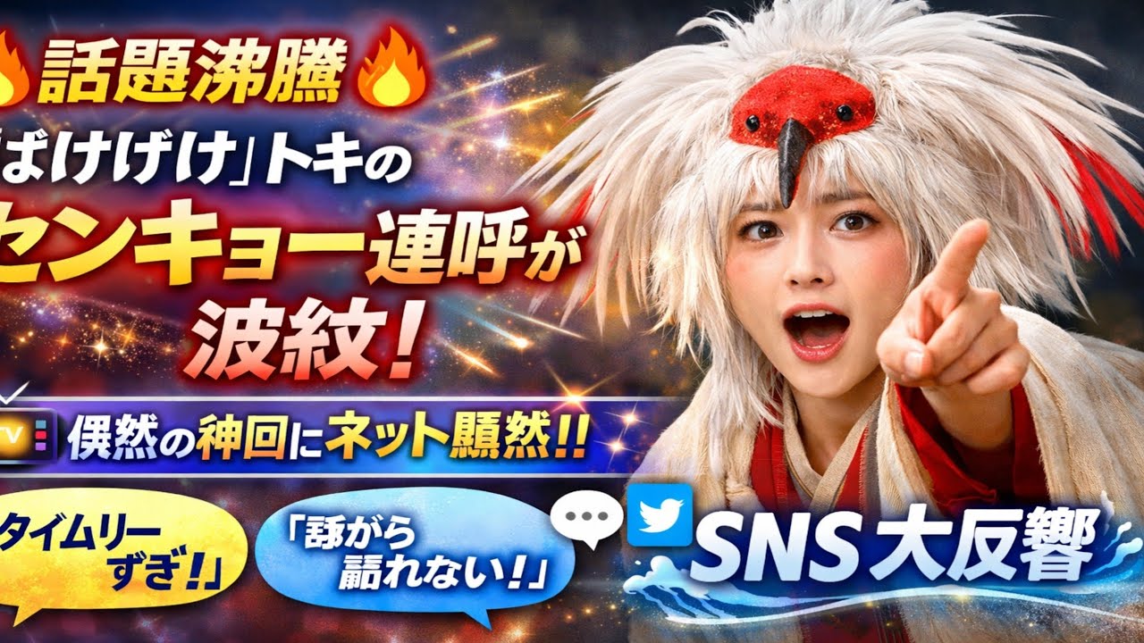 🔥話題沸騰🔥👀「ばけばけ」トキの“センキョー”連呼が波紋! - YouTube