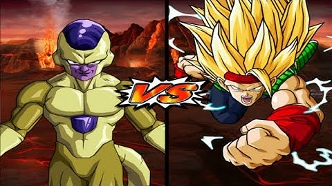 DBZ Budokai Tenkaichi 3 - Golden Frieza VS Bardock Super Saiyan 3