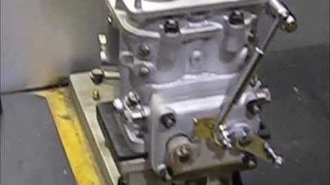 Weber carburetor test bench