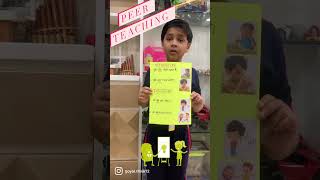 Ritvik goyal|hindi activity |peer teaching| क्रिया विसेषण |  #teachingideas #activitiesforkids