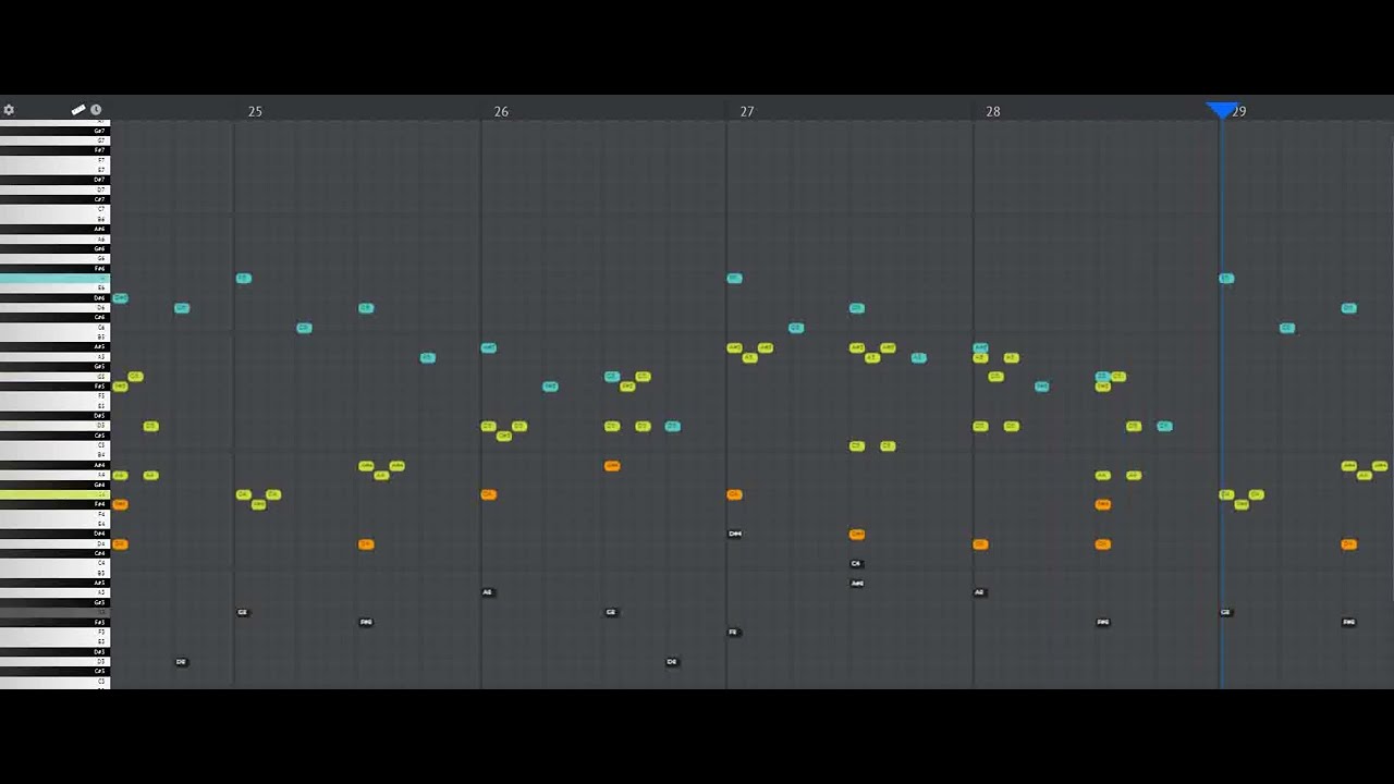 original instrumental track (part 52) | online sequencer - YouTube