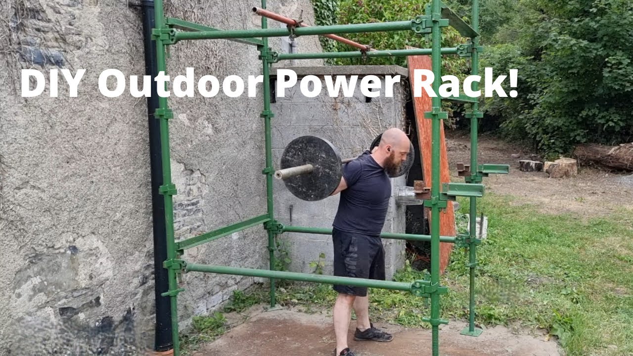 Outdoor Power Rack + Lifting Platform Build (Recreatable under €120
