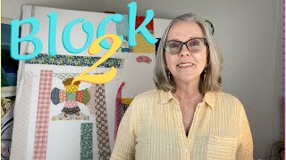 Jen Kingwell and The Quilt Show 2024 Block of The Month | Pick A Petal Block 2 | Moving The Needle