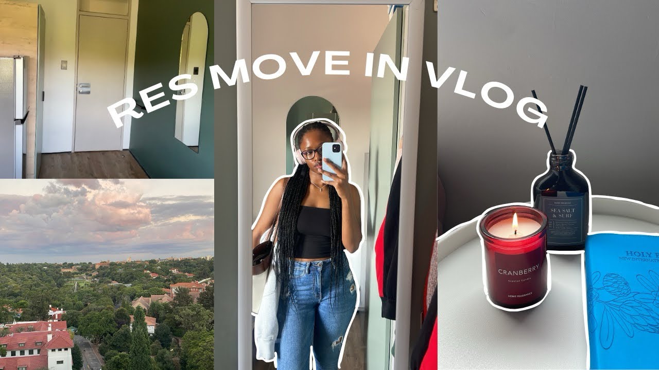 uni diaries: empty res room tour + “moving into res” + first week of school + gym| wits university 
