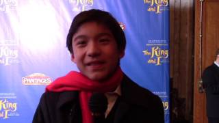 Forrest Wheeler (Fresh Off the Boat) at the King & I Pantages Red Carpet