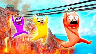 Видео СЕЙЧАС РВАНЕТ! ПЕРЕЛЕТЕЛИ ОГРОМНУЮ ПРОПАСТЬ НА ТАРЗАНКЕ! УГАР И БЕЗУМИЕ В HUMAN FALL FLAT (автор: OVER SHOW)