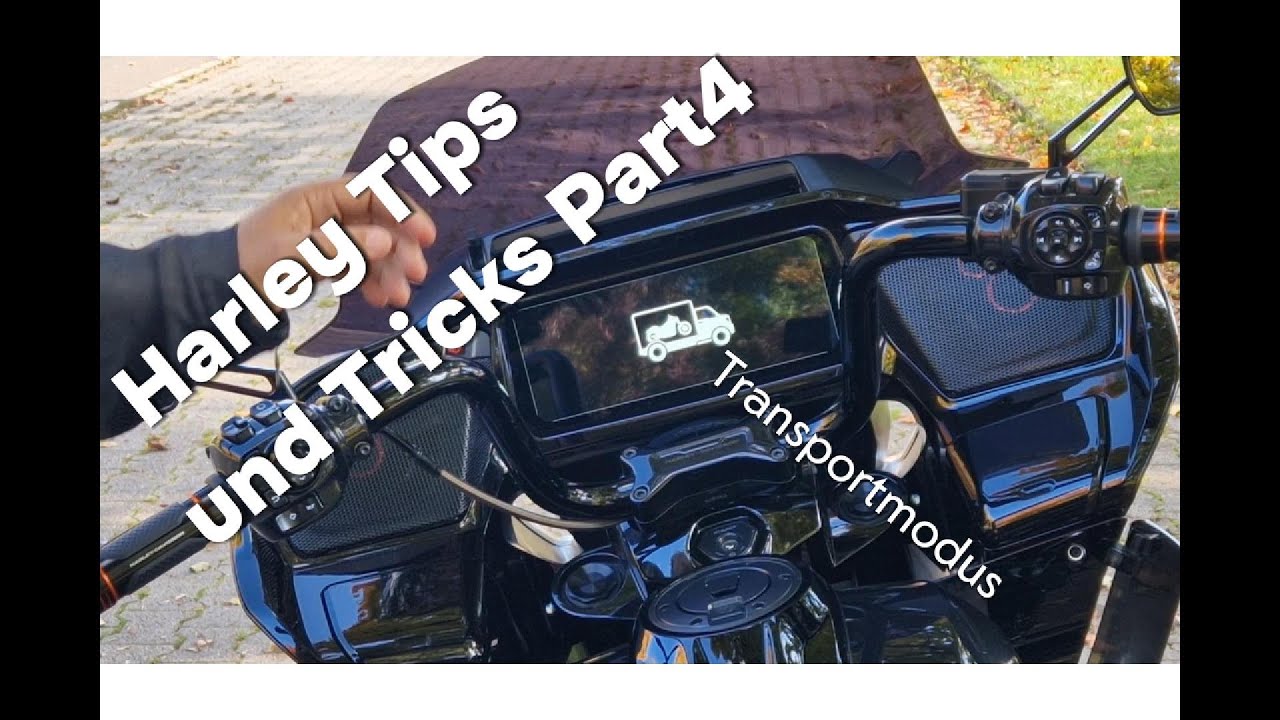Harley RoadGlide StreetGlide Tipps und Tricks Part 4, Transportmodus