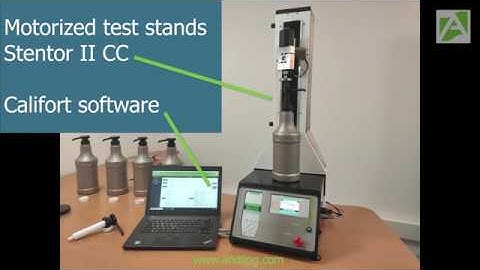 How to measure the force required to pump a sauce?