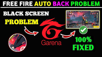 Free Fire Auto Back Problem Fix✅ | Free Fire Auto Exit Problem | Free Fire Black Screen Problem 2025