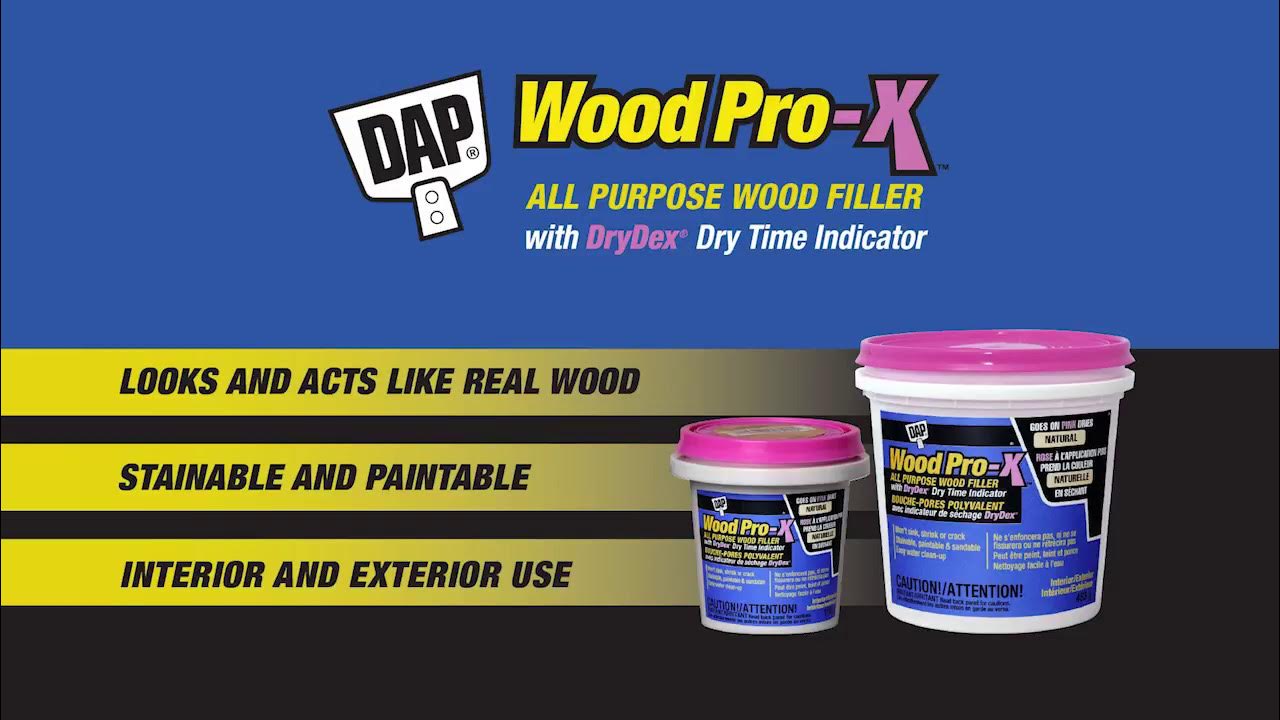 DAP WOODPROX™ Wood Filler with DryDex Dry Time Indicator Indoor