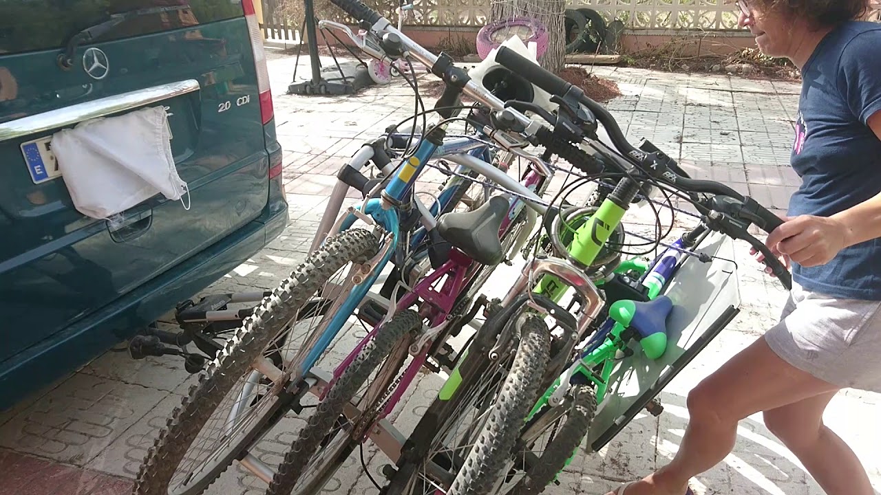 Portabicis Atera Strada Dl3 + carril adicional en Viano Marcopolo - YouTube