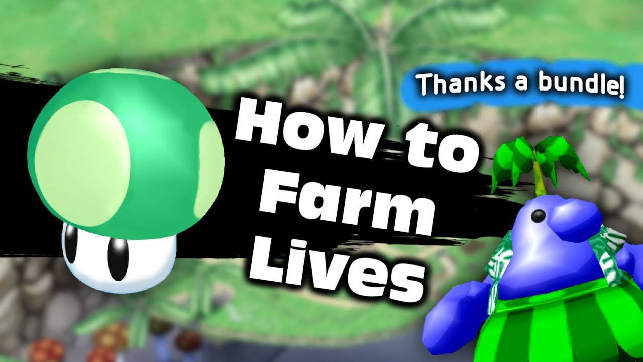How to Farm Lives in Super Mario Sunshine: (Pianta Village 1-Up ...