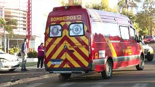 Acidente envolve três carros em Pato...