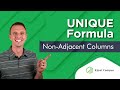 A Formula For Non-adjacent Columns In Excel