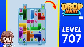 Drop Away Level 707 Solution Walkthrough