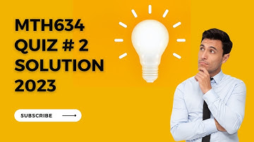 MTH634 | QUIZ 2 SOLUTION 2023 | TOPOLOGY | VIRTUAL UNIVERSITY