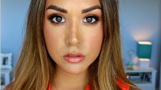 Red Brown Smokey Eye | Get Ready with Me