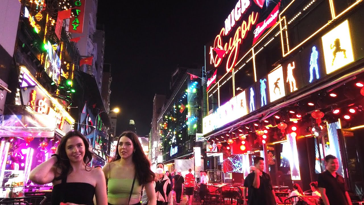 🇻🇳 Ho Chi Minh Nightlife Heaven, Bui Vien Walking Street