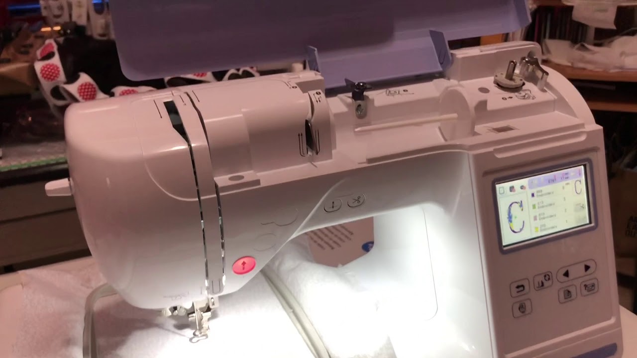 Learn how to thread a Brother PE800 Embroidery machine. Its as simple