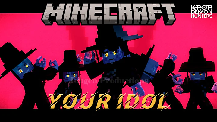 "Your Idol" | Minecraft Animation Clip | Kpop Demon Hunters Fan Animation