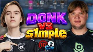 donk OWNS FACEIT vs s1mple & PROs | CS2 Highlights