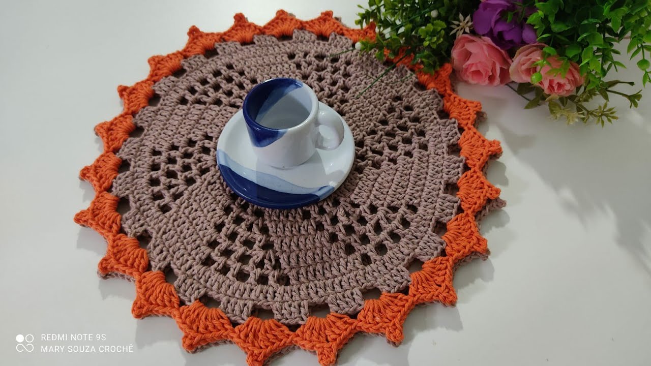 Sousplat / Supla Espiral Perfeito / Passo a passo completo