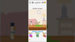 Kill the viruses / Braindom level 54 solution / #viral #gaming #trending #youtubeshorts screenshot 2