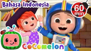 Lagu Kostum Halloween 🎃🪄 | CoComelon Bahasa Indonesia - Lagu Anak Anak | Nursery Rhymes