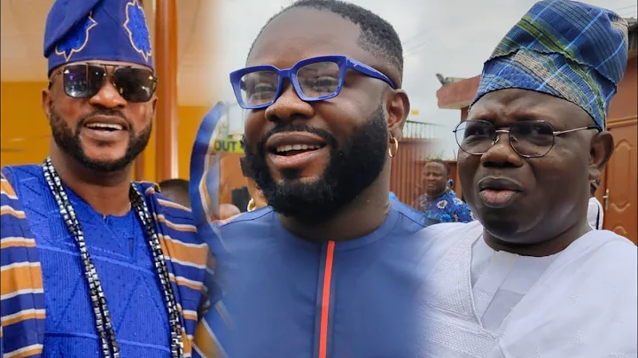 ARRIVAL OF NOLLYWOOD CELEBRITIES ITELE DI' ICON & HARUNA ISHOLA LIVE TO ODUNLADE ADEKOLA DAD BURIAL 