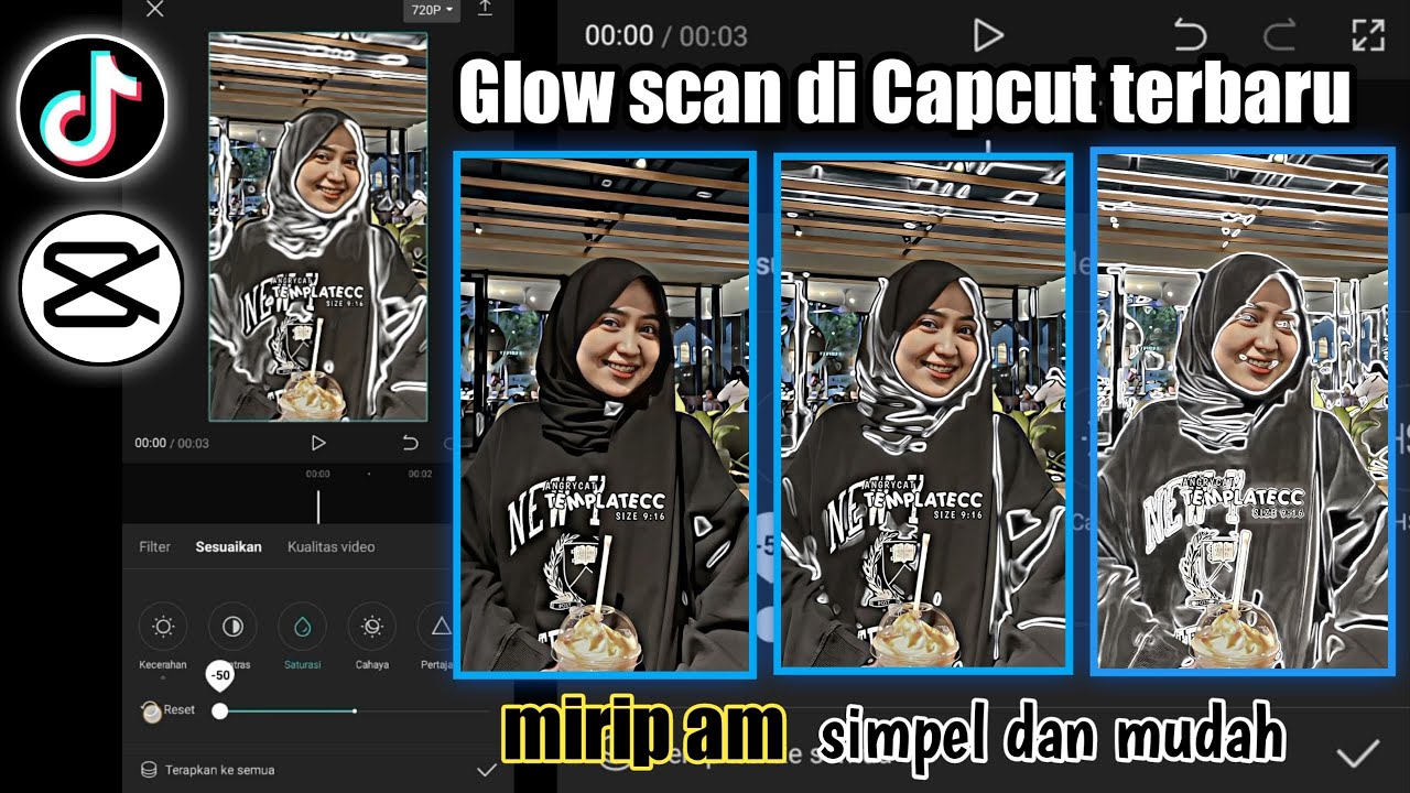 tutorial membuat efek Glow scan di Capcut terbaru - YouTube